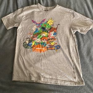 Nickelodeon 90s Hits Gray Tshirt Size Large